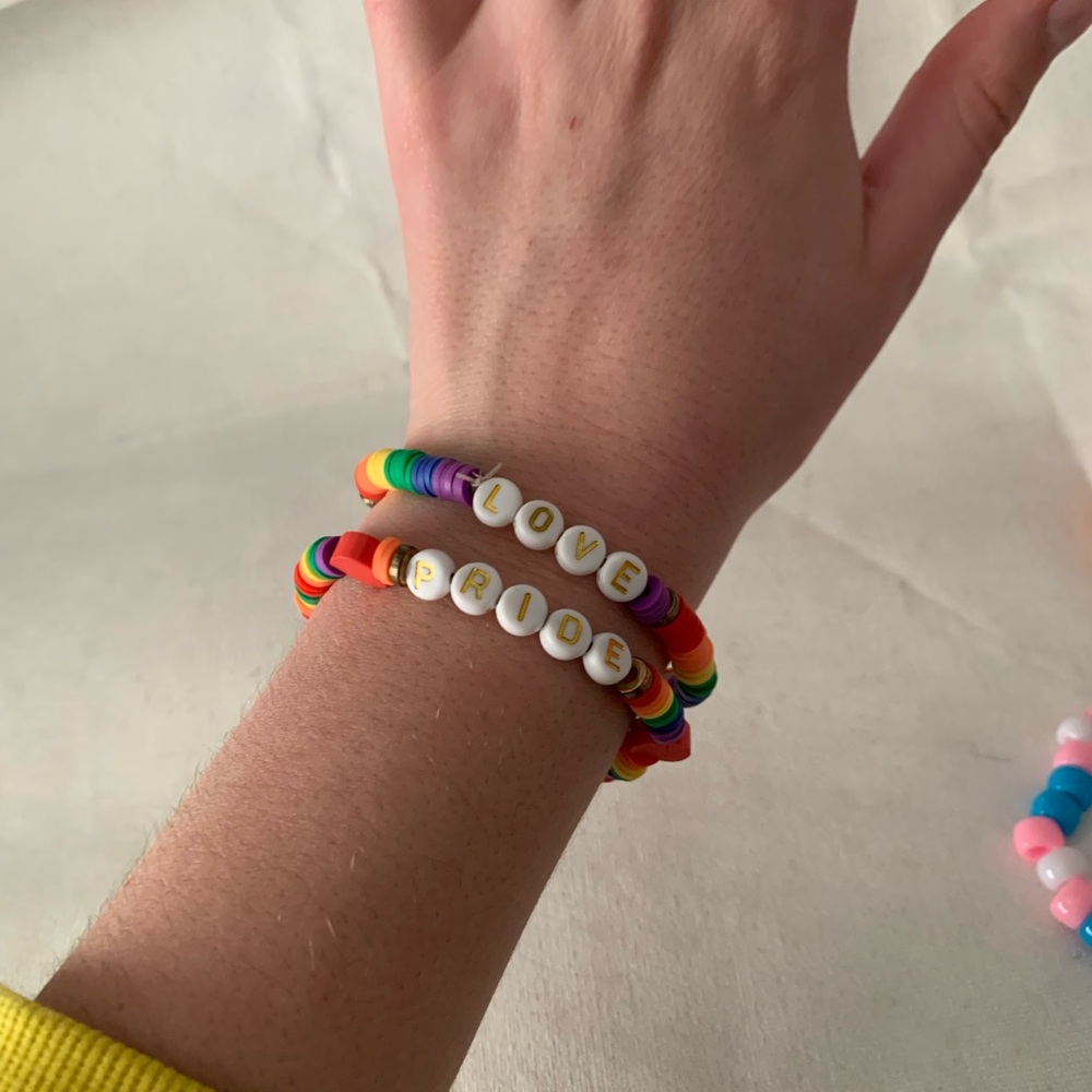 Pride bracelets